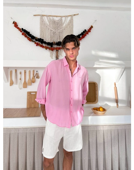 G ARMA MODAL GÖMLEK PEMBE