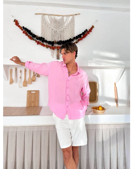 G ARMA MODAL GÖMLEK PEMBE