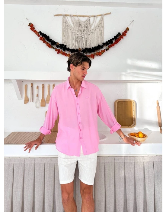 G ARMA MODAL GÖMLEK PEMBE