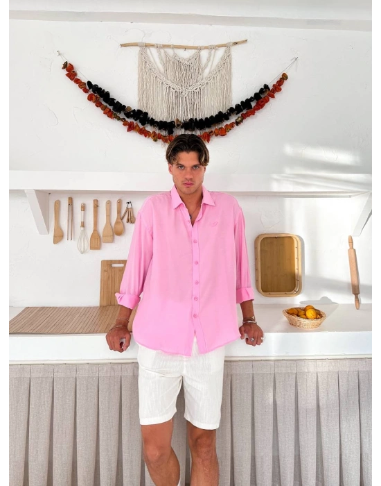 G ARMA MODAL GÖMLEK PEMBE