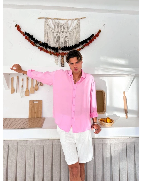 G ARMA MODAL GÖMLEK PEMBE