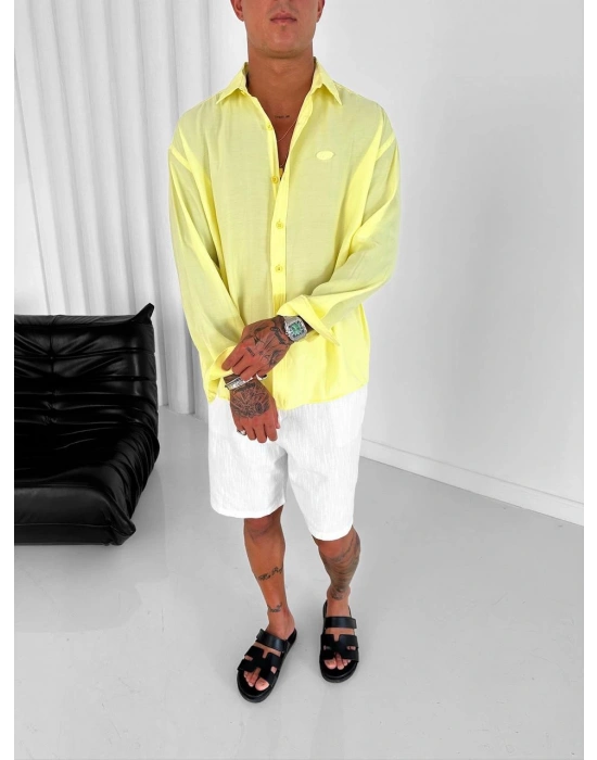 ARMALI MODAL GÖMLEK SARI