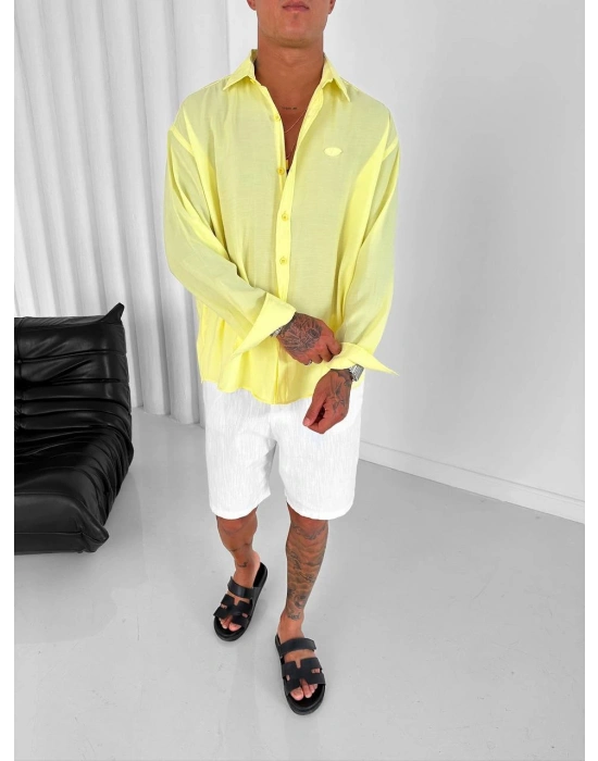 ARMALI MODAL GÖMLEK SARI