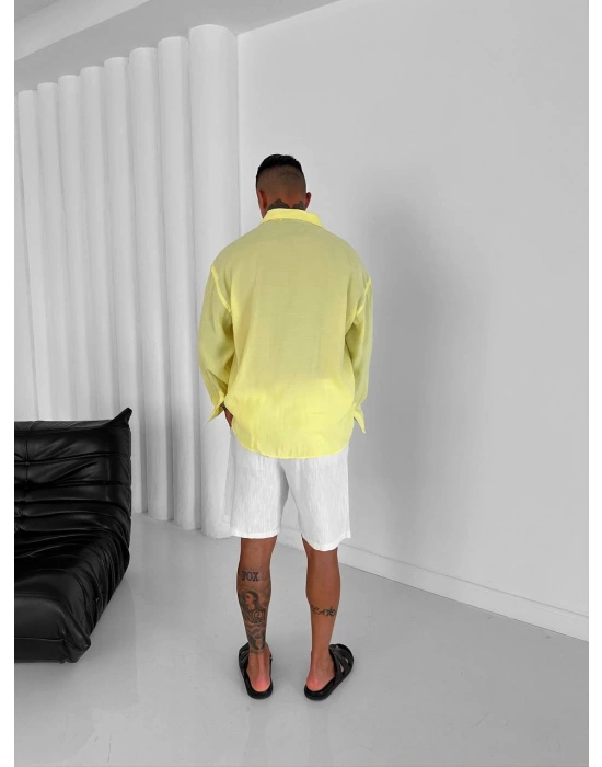 ARMALI MODAL GÖMLEK SARI