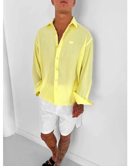 ARMALI MODAL GÖMLEK SARI