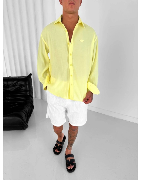 ARMALI MODAL GÖMLEK SARI