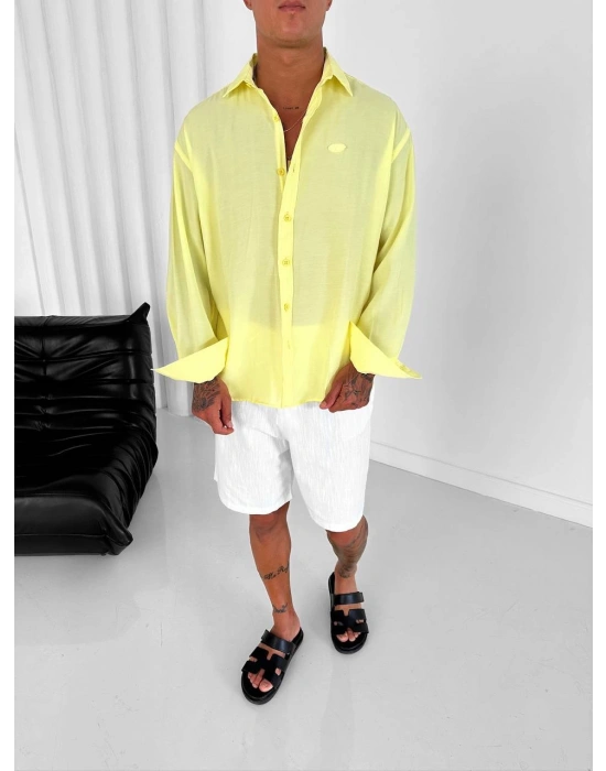 ARMALI MODAL GÖMLEK SARI