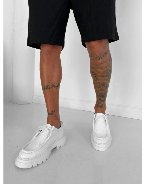 GG LUX DERİ AYAKKABI BEYAZ