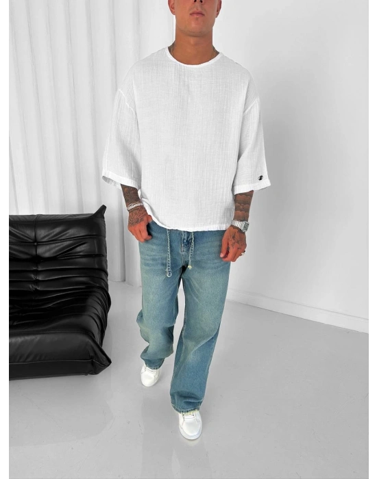 Gİ FAKİRKOL TİŞÖRT BEYAZ