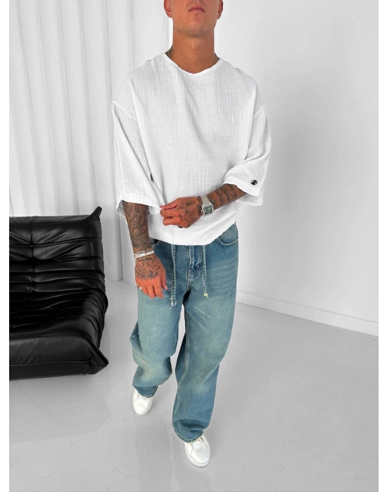 Gİ FAKİRKOL TİŞÖRT BEYAZ