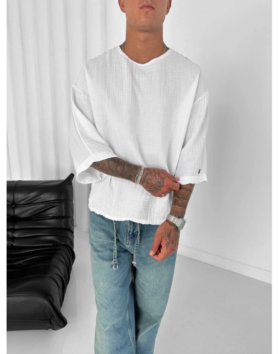 Gİ FAKİRKOL TİŞÖRT BEYAZ