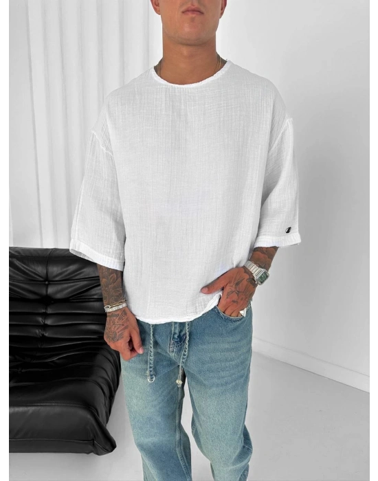 Gİ FAKİRKOL TİŞÖRT BEYAZ