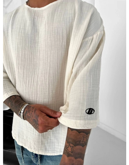 Gİ FAKİRKOL TİŞÖRT KREM