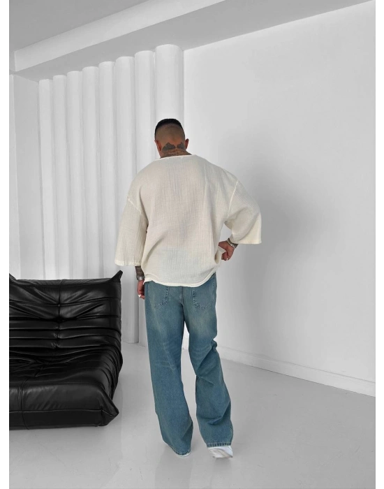 Gİ FAKİRKOL TİŞÖRT KREM