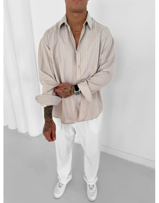 GİESTO MEVSİMLİK GÖMLEK KREM