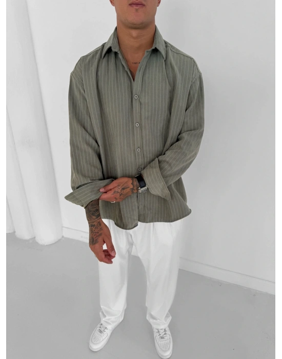 GİESTO MEVSİMLİK GÖMLEK YEŞİL