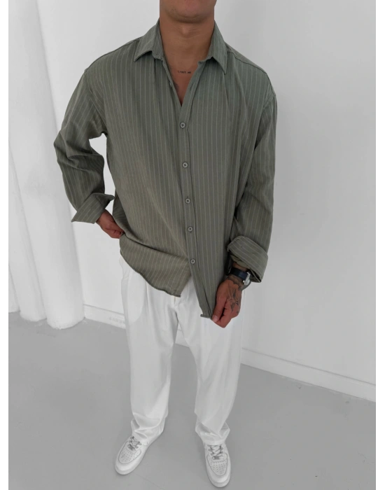 GİESTO MEVSİMLİK GÖMLEK YEŞİL