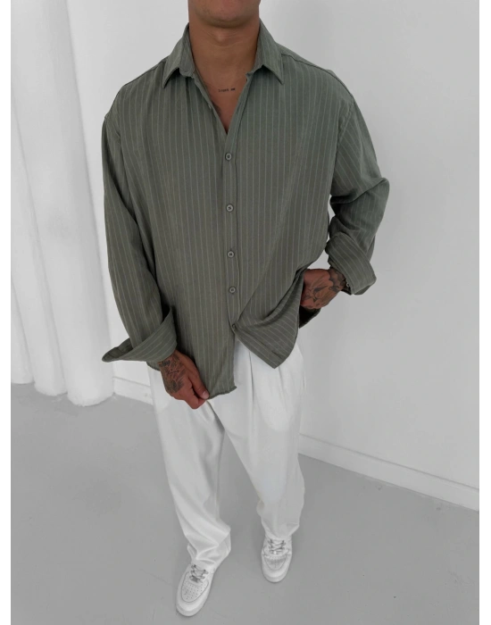 GİESTO MEVSİMLİK GÖMLEK YEŞİL