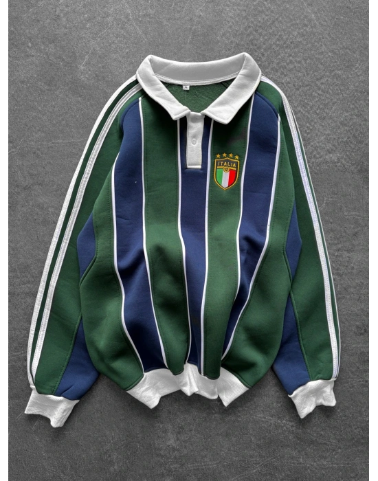 İTALY FULL ŞERİT PARÇALI 3 İPLİK PAMUKLU KUMAŞ SWEAT