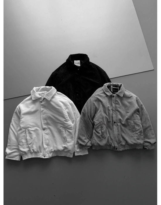 KADİFE ÇITÇITLI CEKET SİYAH