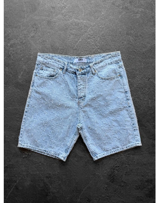KIRÇILLI MODEL KOT ŞORT BEBEMAVİ