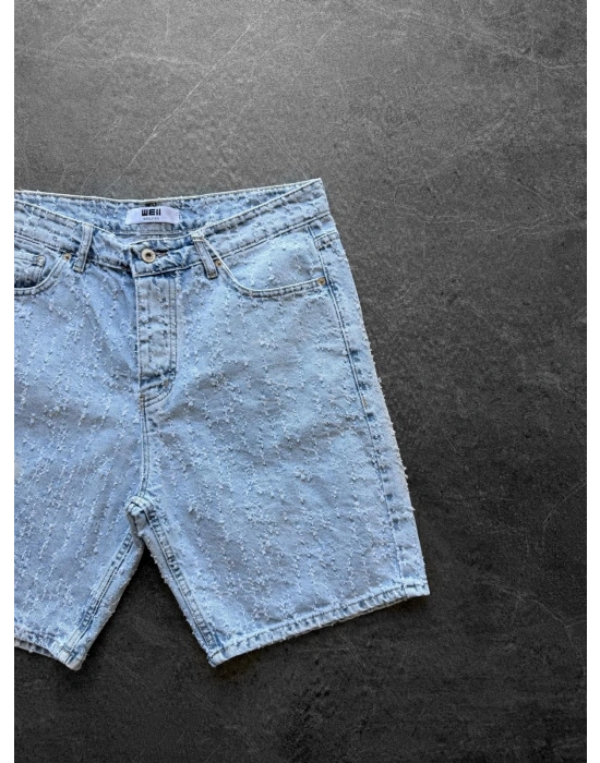 KIRÇILLI MODEL KOT ŞORT BEBEMAVİ