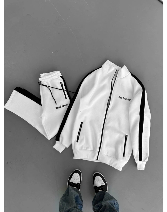 LOS ANGELES NAKIŞ DETAY EŞOFMAN TAKIMI