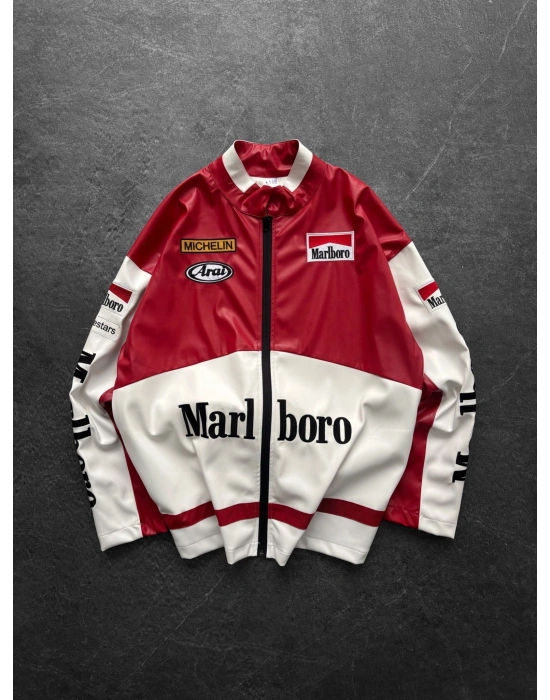 MARLBRA OVERSİZE DERİ CEKET