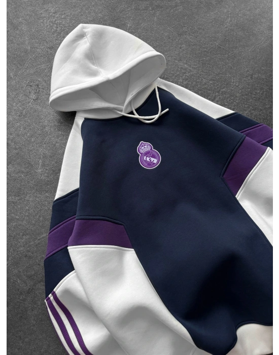 MOR MADRİD PARÇALI KAPÜŞONLU SWEAT