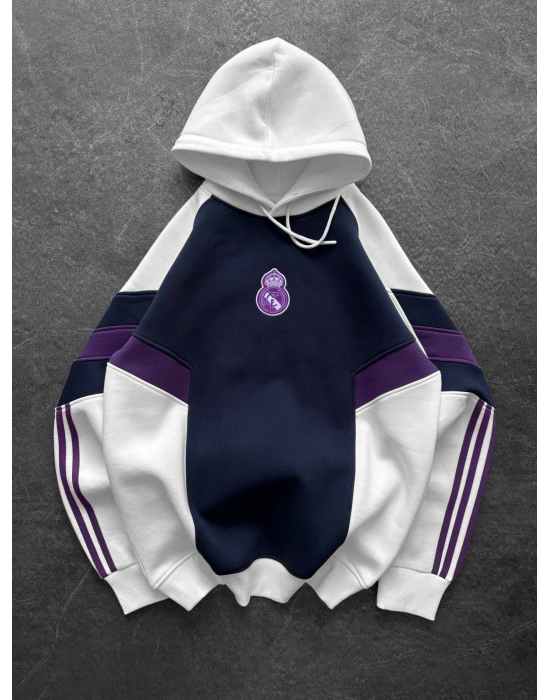 MOR MADRİD PARÇALI KAPÜŞONLU SWEAT