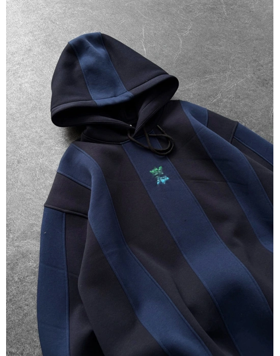 MORİNHO KAPÜŞONLU OVERSİZE SWEAT LACİ