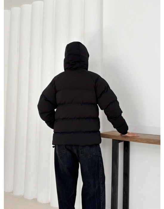 NAKIŞ STWD FULL ŞİŞME KAPÜŞONLU MONT SİYAH