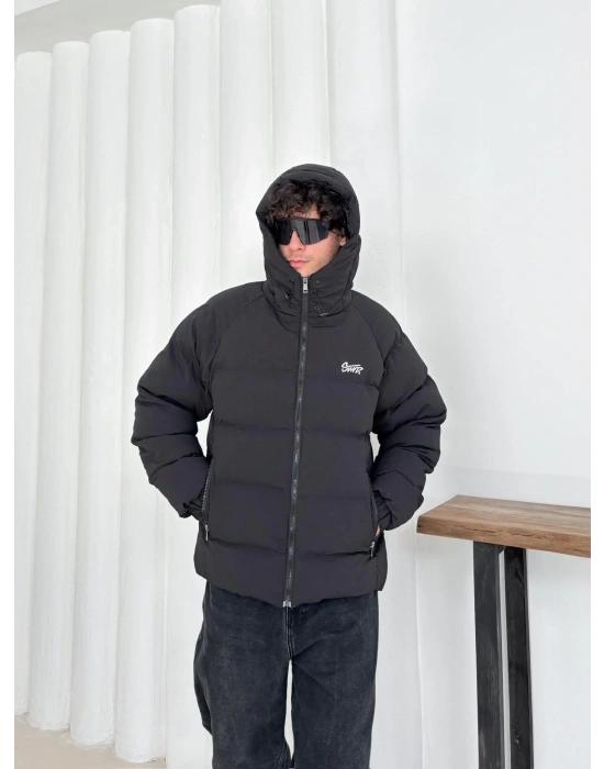 NAKIŞ STWD FULL ŞİŞME KAPÜŞONLU MONT SİYAH