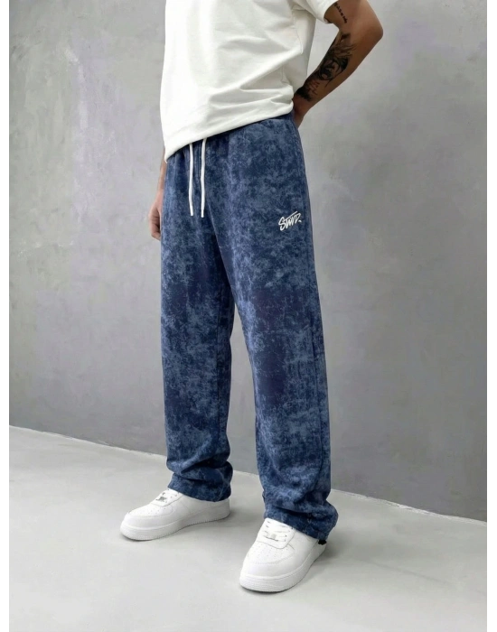 NAKIŞLI YIKAMALI 3 İPLİK BAGGY EŞOFMAN LACİ