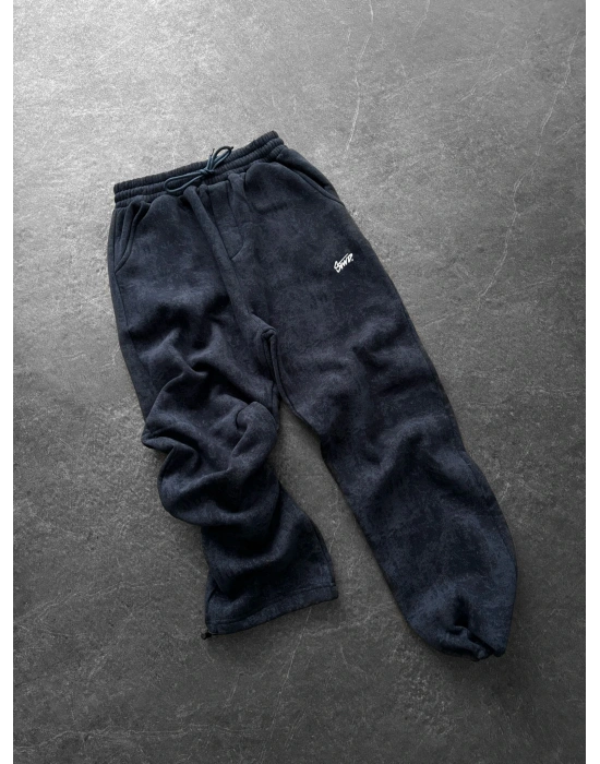 NAKIŞLI YIKAMALI 3 İPLİK BAGGY EŞOFMAN LACİ