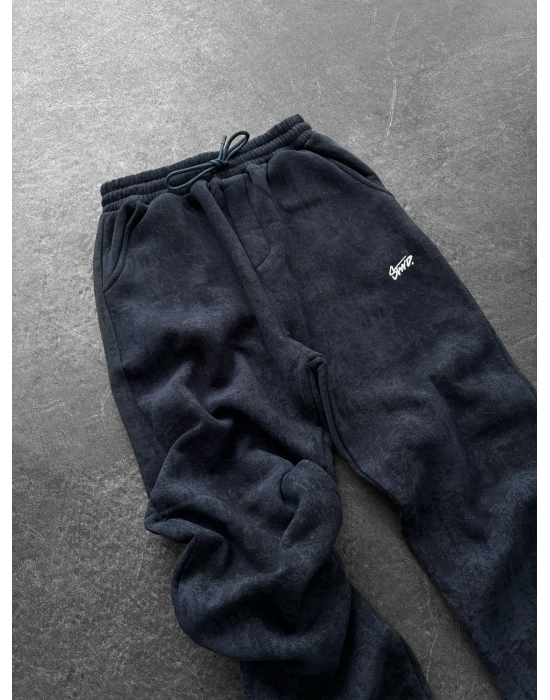 NAKIŞLI YIKAMALI 3 İPLİK BAGGY EŞOFMAN LACİ