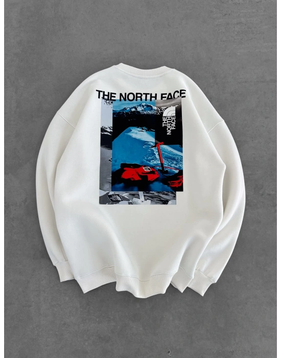 NF CLS 3 İPLİK ŞARDONLU SWEAT BEYAZ