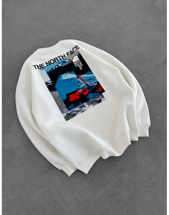 NF CLS 3 İPLİK ŞARDONLU SWEAT BEYAZ