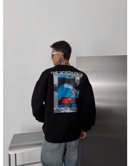 NF CLS 3 İPLİK ŞARDONLU SWEAT SİYAH