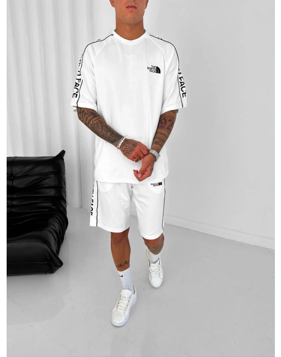 NF OVERSİZE OYSHO KUMAŞ ŞORTLU TAKIM BEYAZ