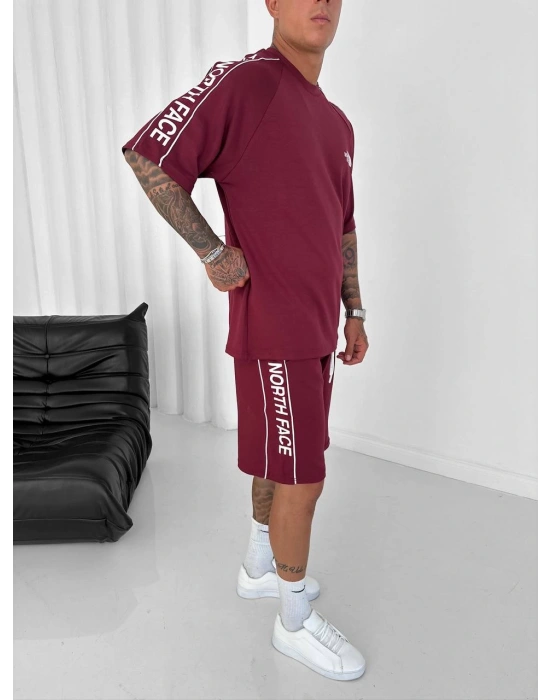 NF OVERSİZE OYSHO KUMAŞ ŞORTLU TAKIM BORDO