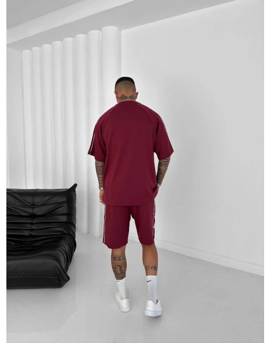 NF OVERSİZE OYSHO KUMAŞ ŞORTLU TAKIM BORDO