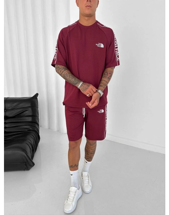 NF OVERSİZE OYSHO KUMAŞ ŞORTLU TAKIM BORDO