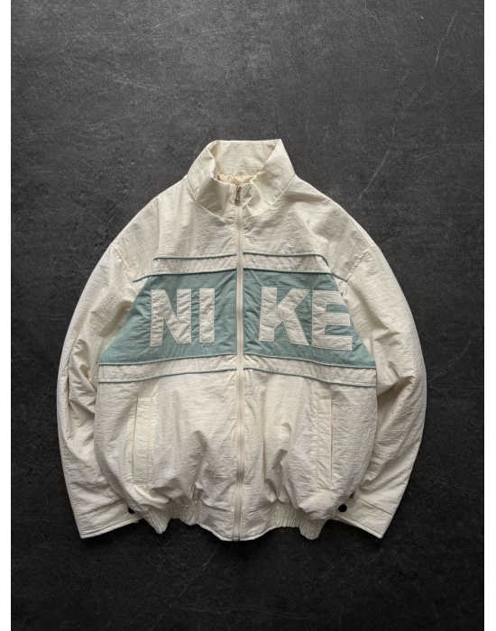 NK 2 KIRIŞIK KUMAŞ OVERSİZE ASTARLI CEKET KREM