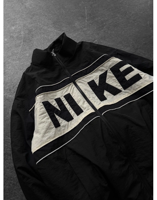 NK 2 KIRIŞIK KUMAŞ OVERSİZE ASTARLI CEKET SİYAH