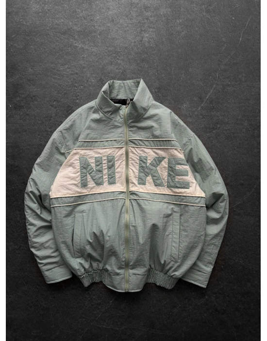 NK 2 KIRIŞIK KUMAŞ OVERSİZE ASTARLI CEKET YEŞİL