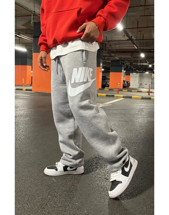 NK BÜYÜK BASKI BAGGY EŞOFMAN ALTI GRİ