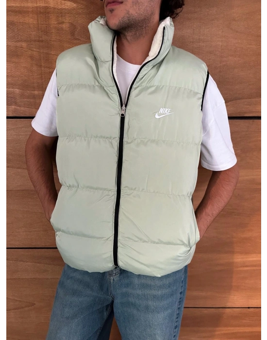 NK ÇİFT TARAFLI PELUŞ YELEK YEŞİL