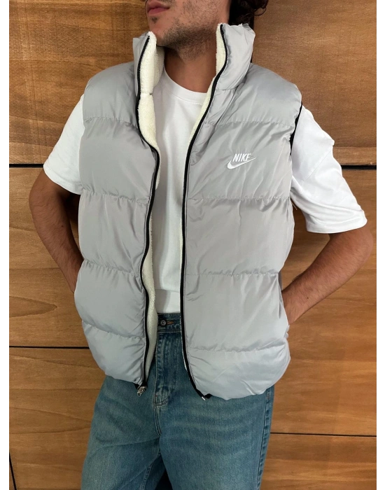 NK ÇİFT TARAFLI PELUŞ YELEK YEŞİL