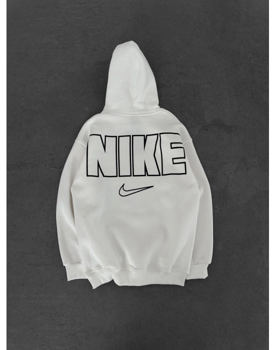 NK KALIN PUNTO 3 İPLİK KAPÜŞONLU SWEAT BEYAZ